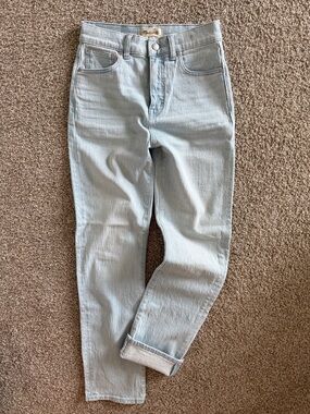 Madewell Women's Straight Leg Jeans in Light Blue